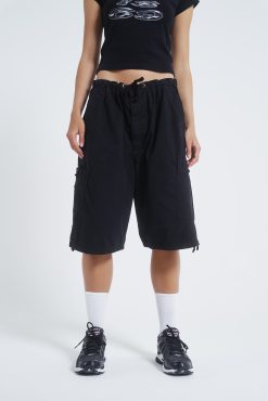 Women Jaded London Parachute Pants*Black Parachute Cargo Shorts